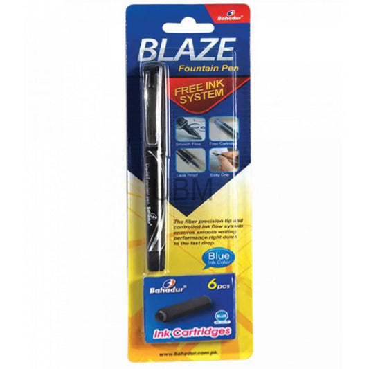 BAHADUR BLAZE FOUNTAIN PEN 503