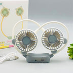 Rechargeable Portable Neck Fan – Mini USB Cooling Fan