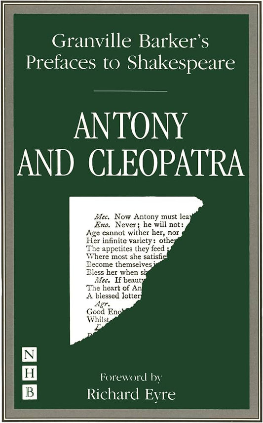 ANTONY AND CLEOPATRA BY WILLIAM SHAKESPEARE