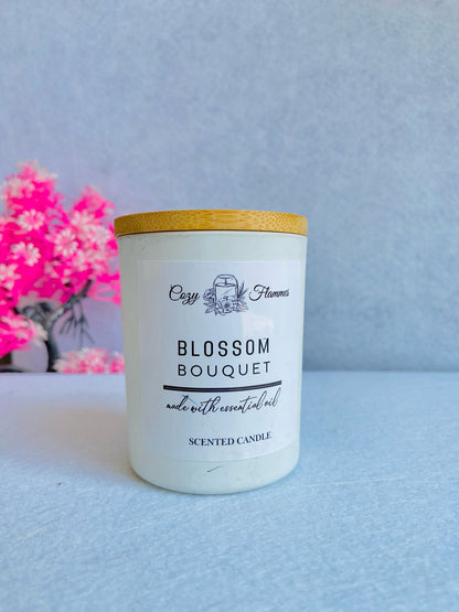 BLOSSOM BOUQUET LUXURY FLORAL SCENTED CANDLE