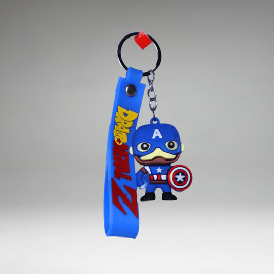 CUTE CAPTAIN AMERICA KEY CHAIN