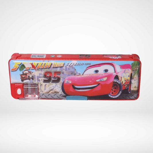 MAGNETIC GEOMETRY BOX DOUBLE SIDED MCQUEEN CARS 588-192