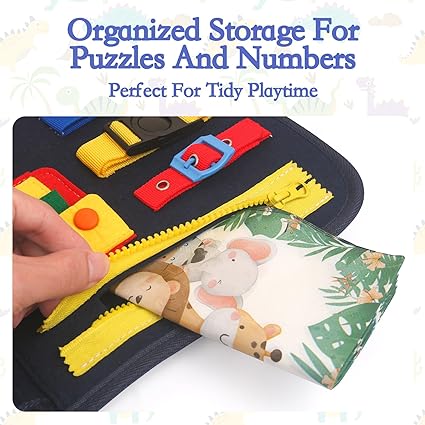 WITHOSENT BUSY BOARD FOR TODDLERS 4 LAYERS