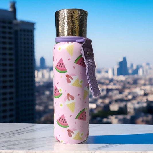 Wildflowers Insulated Water Bottle Stainless Steel Metal Insulated Thermos