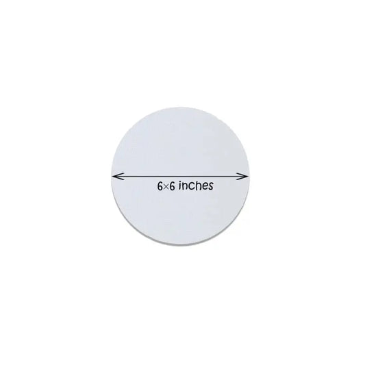 CANVAS BOARD SIMPLE ROUND 6"