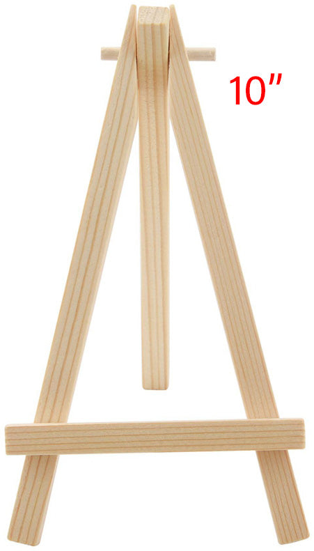 WOODEN EASEL STAND 10"