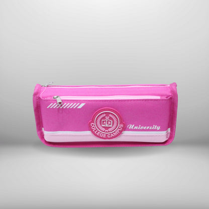 PENCIL POUCH ZIPPER CASE UNIVERSITY 6757