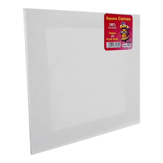 PREMIUM WHITE CANVAS SQUARE 10" 3110