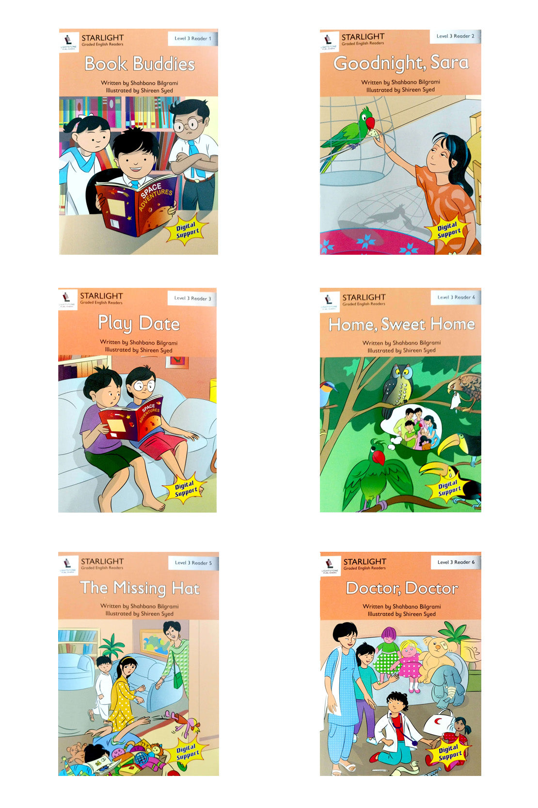 STARLIGHT GRADED ENGLISH READERS (PACK OF SIX READERS – LEVEL 3)