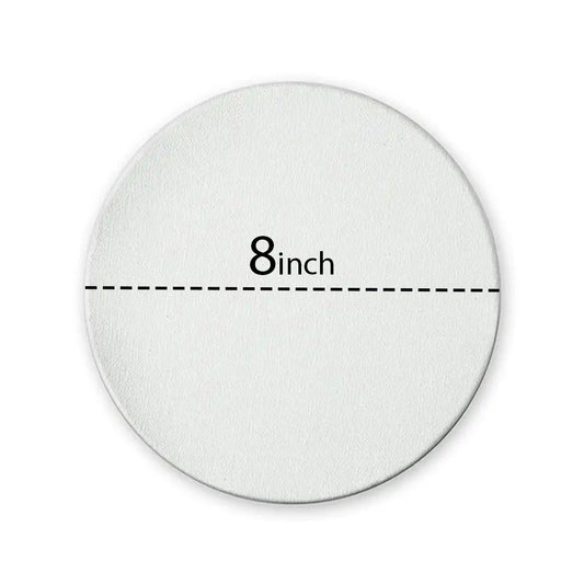 CANVAS BOARD SIMPLE ROUND 8"