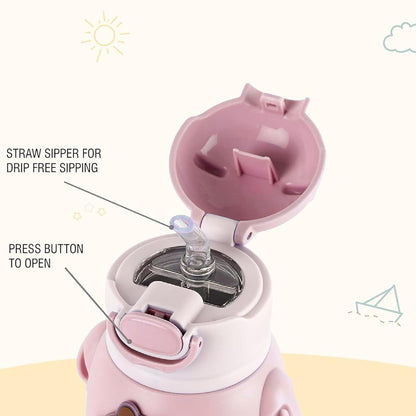 Kidology Bear Transparent Sipper Bottles