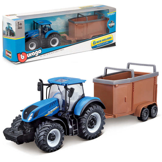 BBURANGO NEW HOLLAND AGRICULTURE DIECAST METAL WITH PLASTIC PARTS SMALL