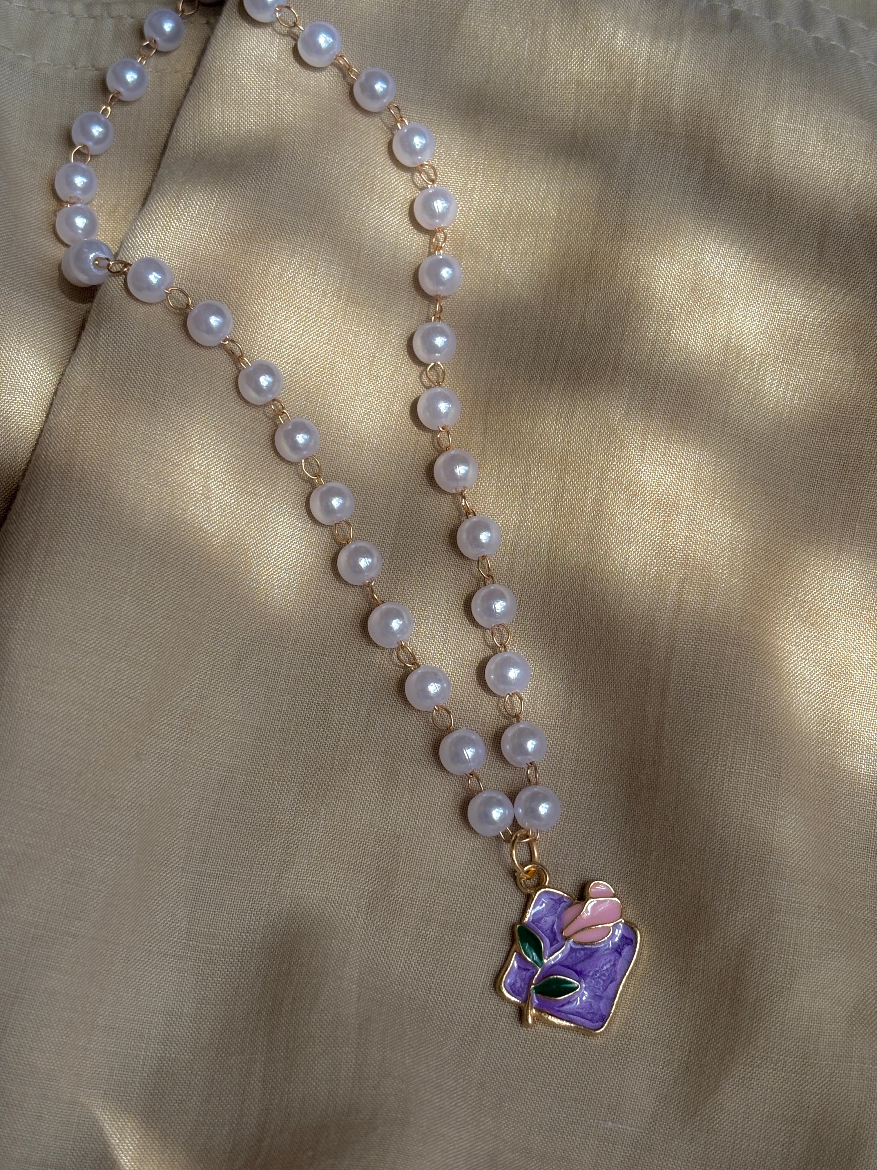 Bridgerton Inspired Vintage Charm Pearl Pendant Necklace