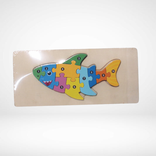 WOODEN PEG SHARK PUZZLE WP-023