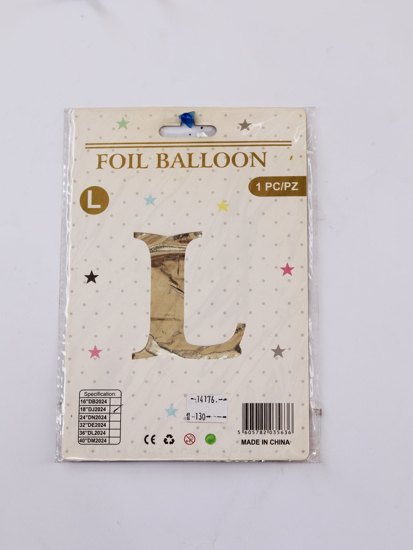 FOIL BALLOON ALPHABET