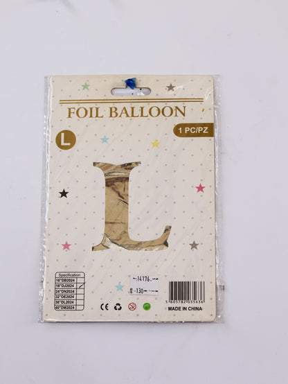 FOIL BALLOON ALPHABET