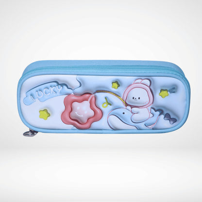 PENCIL POUCH 3D CUTE RABBIT