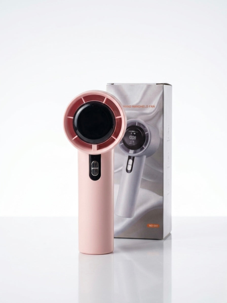 Rechargeable Portable Hand Fan (WX) – Mini USB Cooling Fan | Compact Handheld Summer Essential
