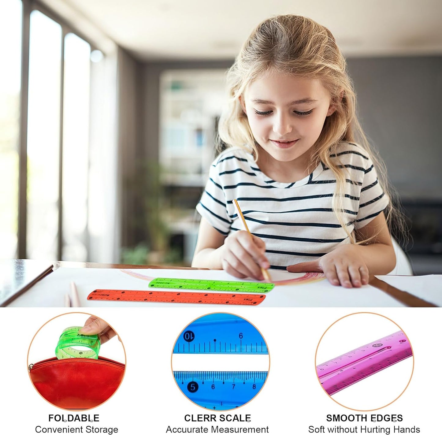 BOSS FLEXIBLE RULER 12"