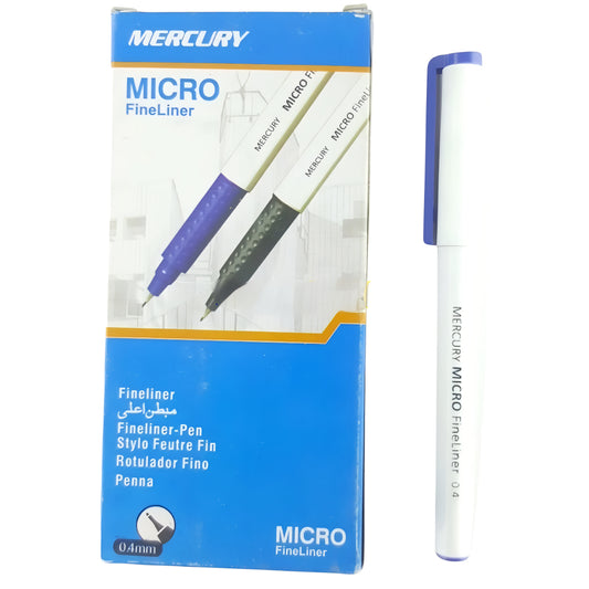 MERCURY MICRO FINELINER PEN (10 PER BOX)