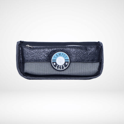 PENCIL POUCH LEATHER THEME CAMPUS LIFE 8038