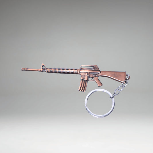 METAL ASSAULT RIFLES KEY CHAIN