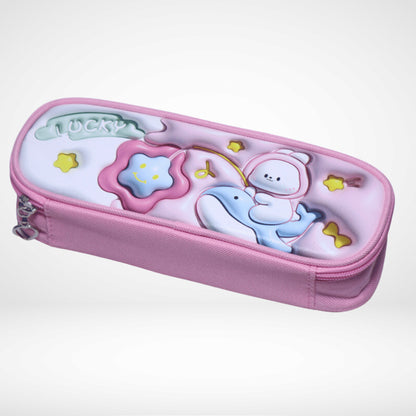 PENCIL POUCH 3D CUTE RABBIT