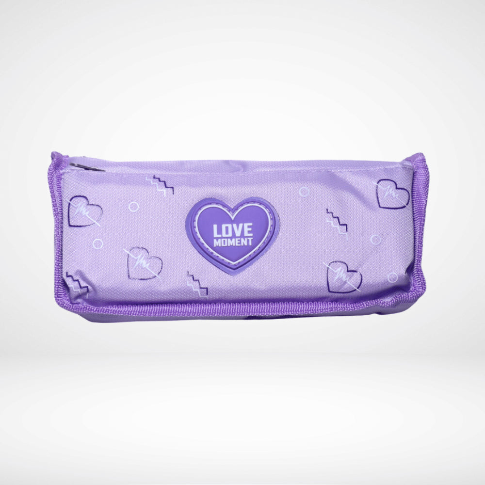 PENCIL POUCH FABRIC HEART