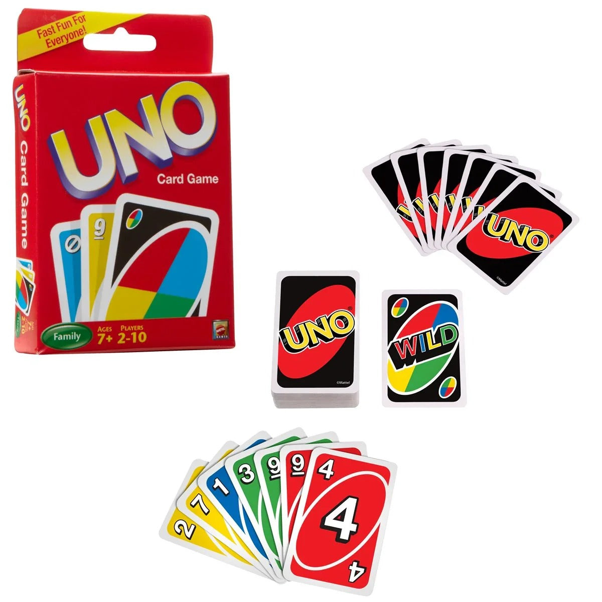 UNO FAMILY CARD GAME FUN ACTIVITY GAME
