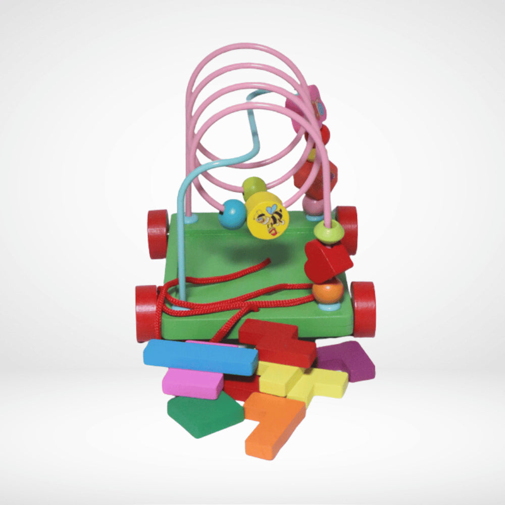 BEADS TRAILER WOODEN TOY WP-042