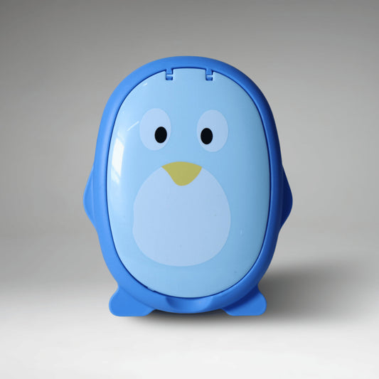 LUNCH BOX PENGUIN THEME WITH SPOON AND FORK