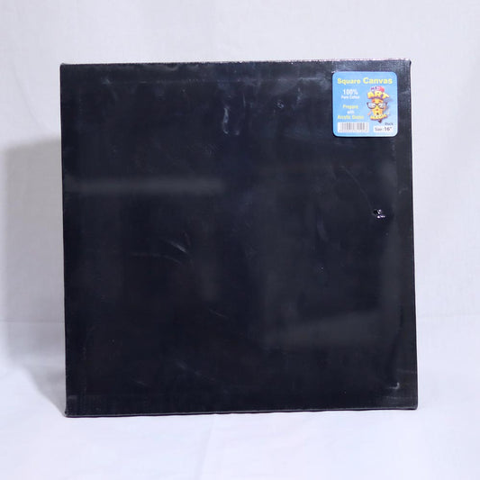 PREMIUM BLACK SQUARE CANVAS 16" 3166