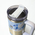 Floral Stanley Flowstate Tumbler 'The Quencher H2.0' 1.18L