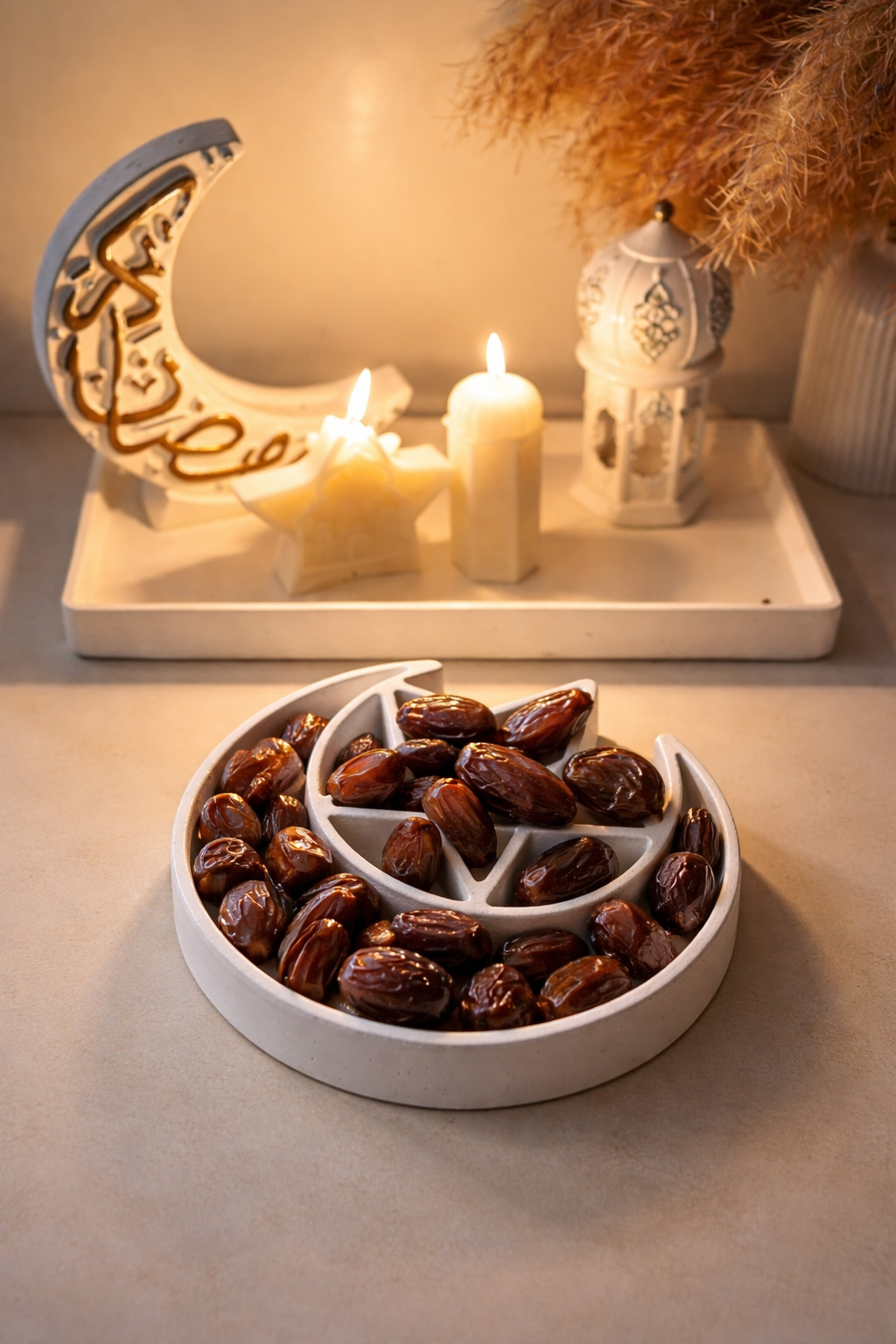 Moon & Star Ramadan Trinket Tray for Dates & Nuts