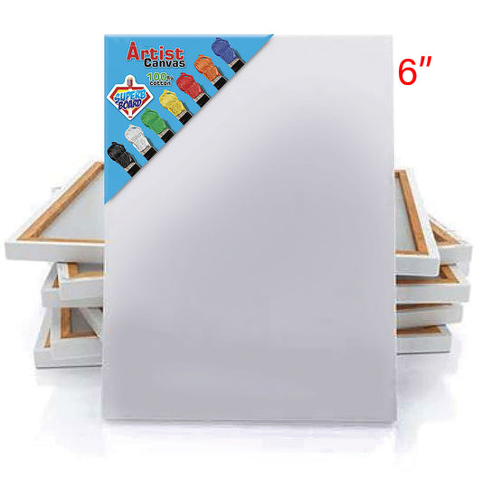 ARTIST CANVAS BOARD 100% PURE COTTON 6*6