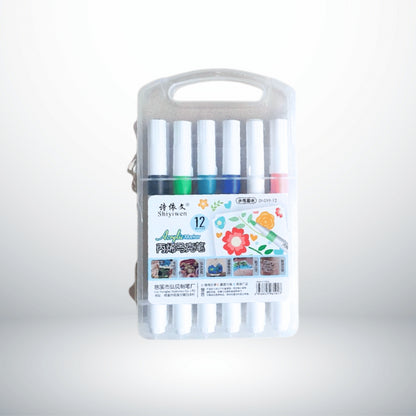 Shiyiwen Acrylic Markers 12 Colors