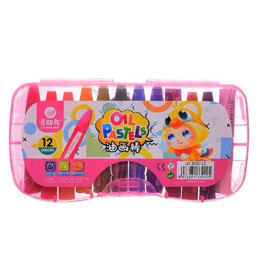 LING DONG BIRD OIL PASTEL COLORS PACK OF 12