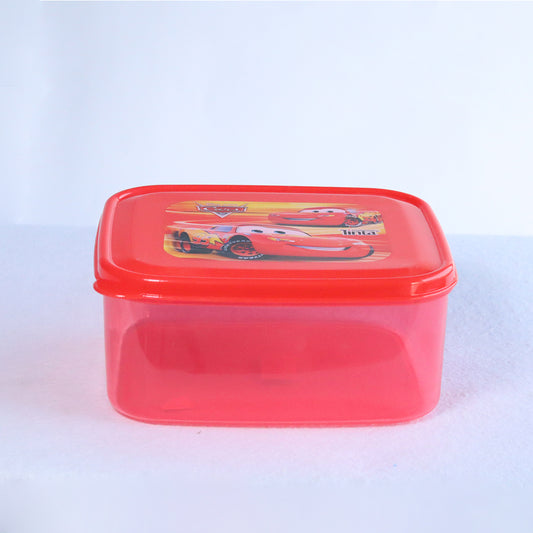 McQUEEN CARS MINI SANDWICH BOX FOR SCHOOL KIDS TINTA