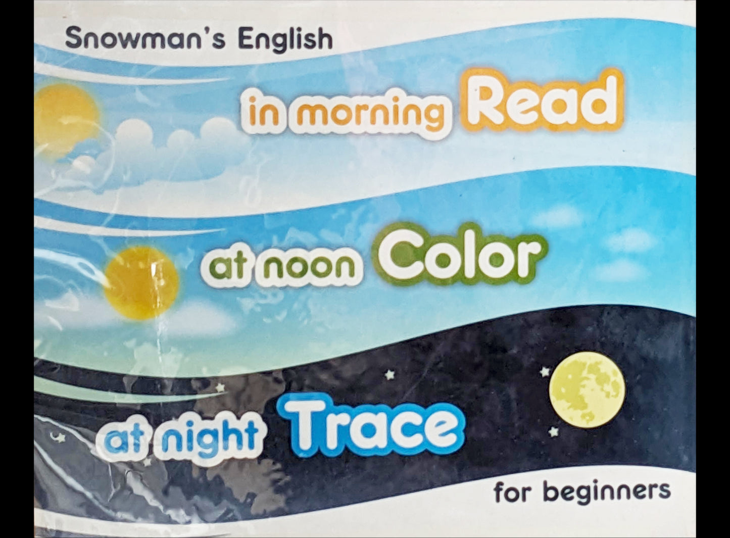 SNOWMAN READ COLOUR TRACE ENGLISH