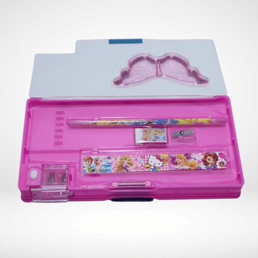MAGNETIC GEOMETRY BOX WITH STATIONERY DOUBLE SIDED PRINCESS 588-179