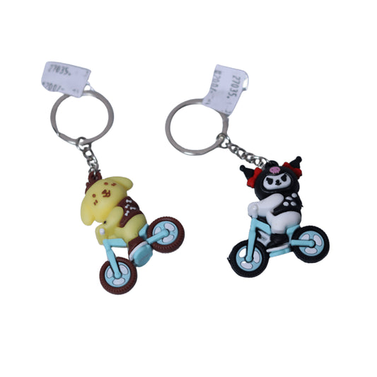 RUBBER CHARACTER MULTI KEYCHAIN TR-04
