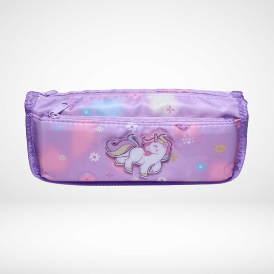 PENCIL POUCH FABRIC CUTE UNICORN 5872