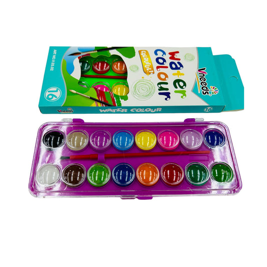 VNEEDS WATER COLOUR 16 PCS V0302
