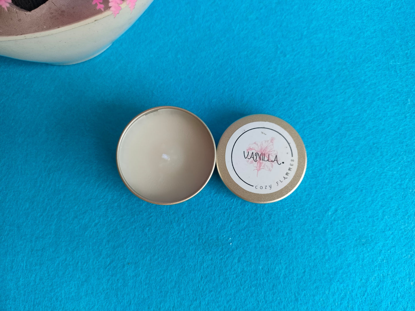 VANILLA MINI TRAVEL SCENTED CANDLE