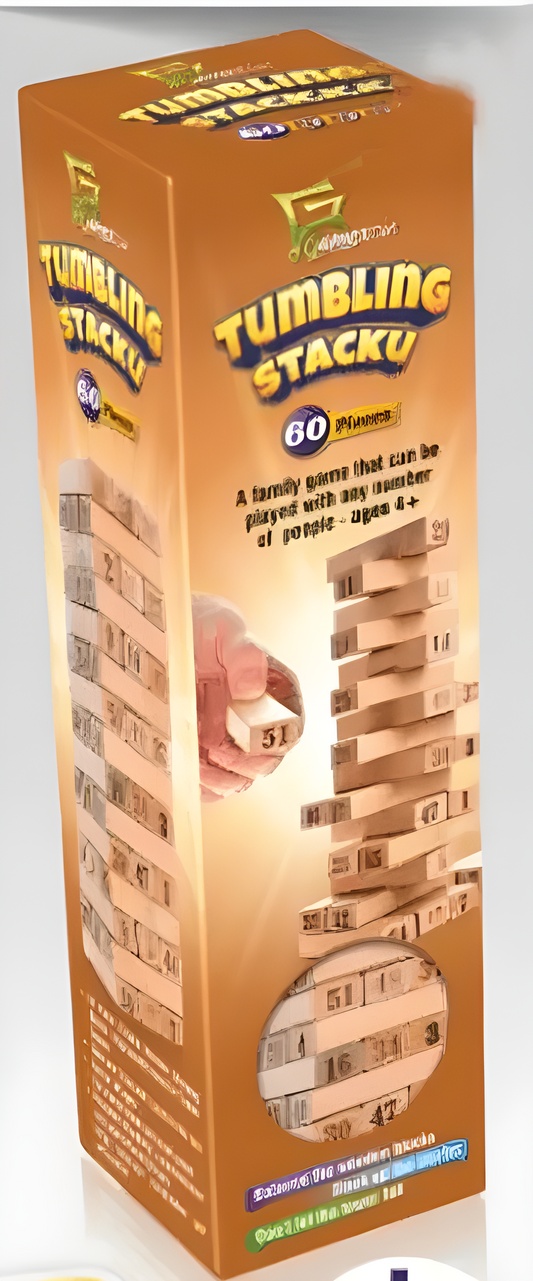 TUMBLING STACKU PREMIUM WOODEN GAME JENGA