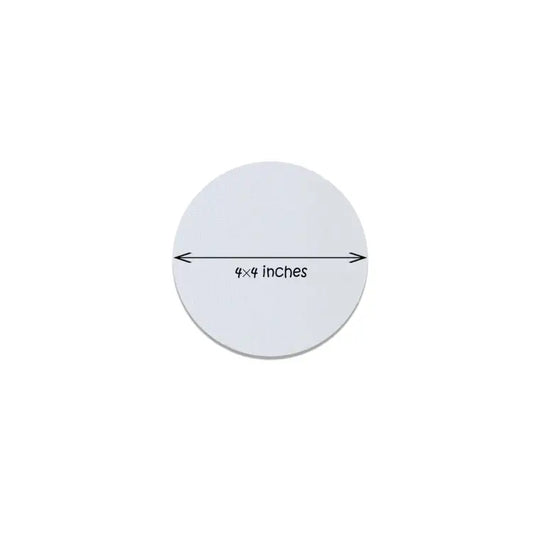 CANVAS BOARD SIMPLE ROUND 4*4
