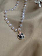 Bridgerton Inspired Vintage Charm Pearl Pendant Necklace