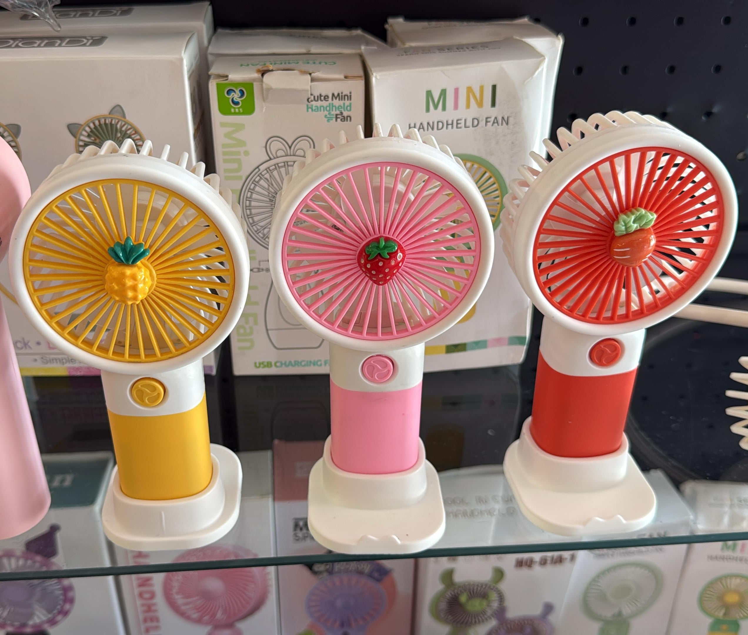 Rechargeable Portable Hand Fan – Mini USB Cooling Fan with Stand | Compact & Stylish Summer Essential