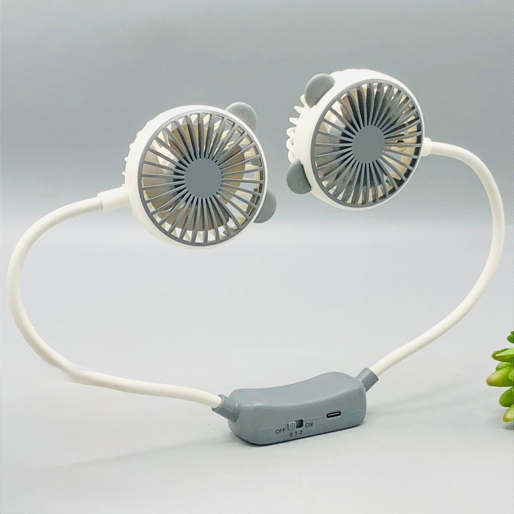 Rechargeable Portable Neck Fan – Mini USB Cooling Fan