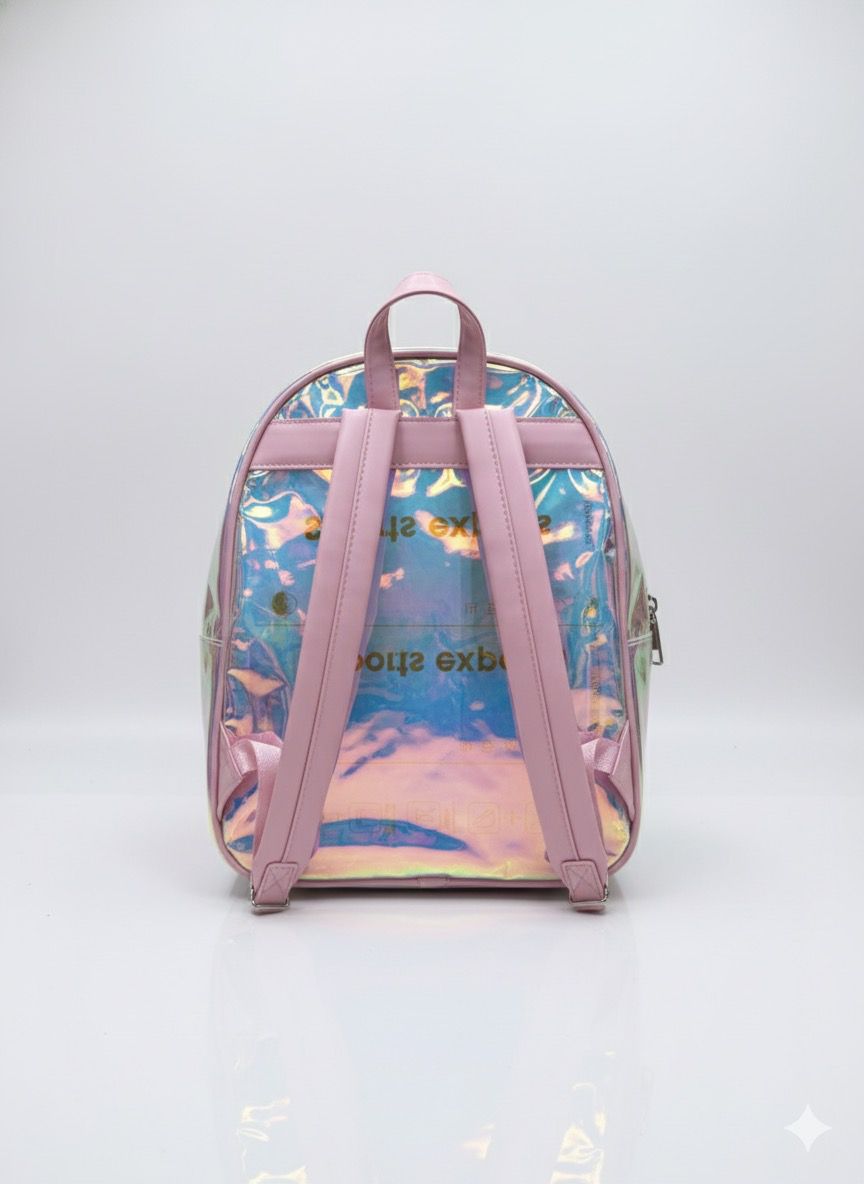 Cute Unicorn Holographic Shoulder Bag for Kids 14"
